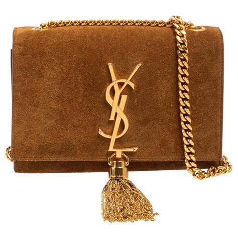 ysl suede tassel bag|ysl kate 99 bag.